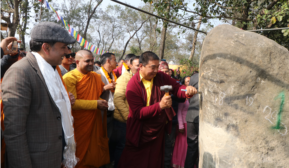 सगरहवामा मूर्ति कार्यशाला सुरु, उपाध्यक्ष डा. लामाद्वारा उद्घाटन  